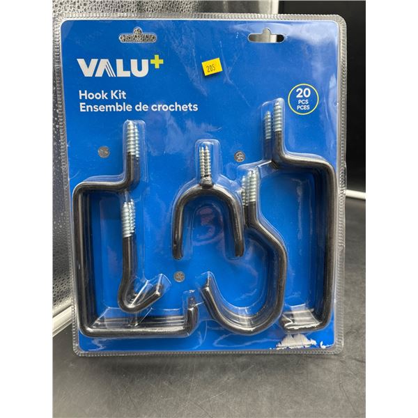 Valu+ 20-Pc Hook Kit With Utility and Ladder Hooks