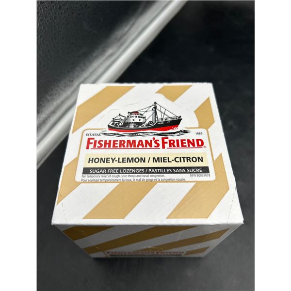 Fishermanâ€™s Friend Honey-Lemon Sugar-Free Lozenges, 8 x 22 ct Packets
