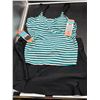 Image 1 : Christina Swimwear Womenâ€™s Tankini Top and Skirt Set, Striped, Size XXL/TTG