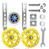 Image 1 : Auxiliary Yellow Bicycle Training Wheels for 12-20 Inches, Model X0048DYP61