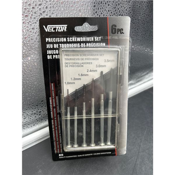 Vector 6-Piece Precision Screwdriver Set in Metric Sizes