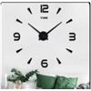 Image 1 : Large DIY Wall Clock Kit, 3D Frameless Wall ClockÂ