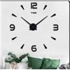 Image 1 : Large DIY Wall Clock Kit, 3D Frameless Wall ClockÂ