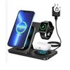 Image 1 : Wireless Charging Station, KOOPAO 3 in 1 15W Foldable Fast Wireless Charger Stand Compatible with iP