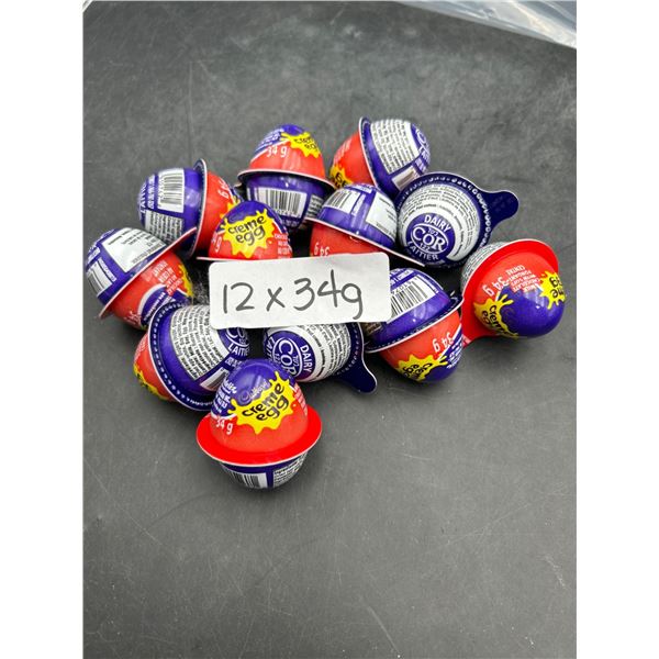 12 Cadbury Creme Eggs, 34g Each