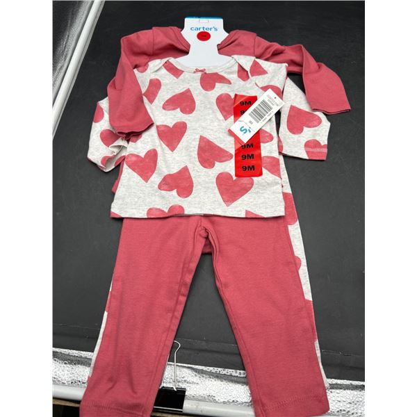 Carterâ€™s Baby Girlsâ€™ 4 Piece Outfit Set, Size 9M