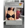 Image 1 : Calvin Klein 2 Pack Lightly Lined Demi Bras, Size 34B