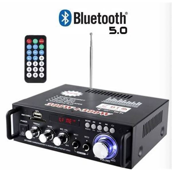 Sobatty Hi-Fi Stereo Audio Amplifier Model X003Z08YK1 with Bluetooth