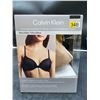 Image 1 : Calvin Klein 2-Pack Lightly Lined Demi Bras, Size 34B, Microfiber