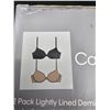 Image 3 : Calvin Klein 2-Pack Lightly Lined Demi Bras, Size 34B, Microfiber