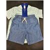 Image 3 : Gap Kids 2-Piece Shirt and Shorts Set, Size 3, Green/Blue