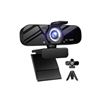 Image 1 : Full HD 1080P Webcam With Microphone and Adjustable FOV