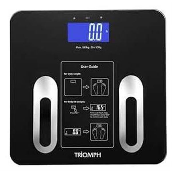 Triomph Electronic Body Fat Scale with 396 lb Weight Capacity, Model EMS601
