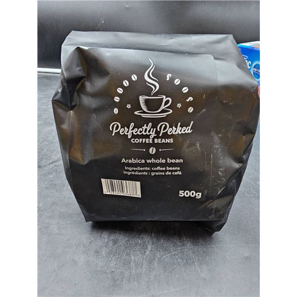 Perfectly Perked Arabica Whole Coffee Beans â€“ 500g