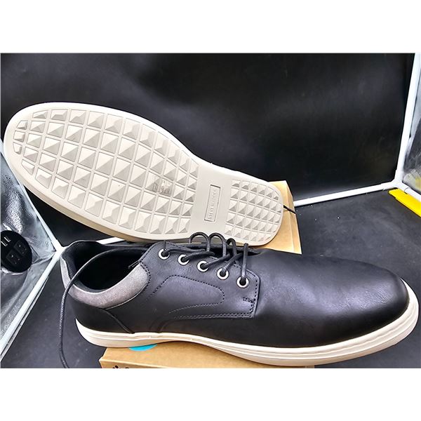 Menâ€™s Black Lace-Up Shoes, Sizes 10 and 12, Item 3888710 and 3888712