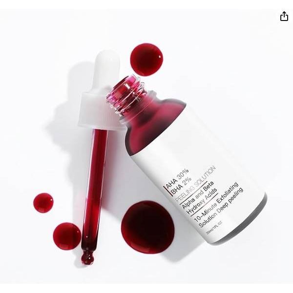 The Ordinary AHA 30 Percent + BHA 2 Percent Peeling Solution, 30 mL, Lot of 2
