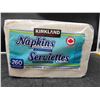 Image 1 : Kirkland Signature 1-Ply Napkins, Pack of 260
