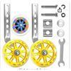 Image 1 : Auxiliary Yellow Bicycle Training Wheels for 12-20 Inches, Model X0048DYP61