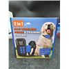 Image 2 : 2-in-1 Dog Wireless Fence and Training Collar System