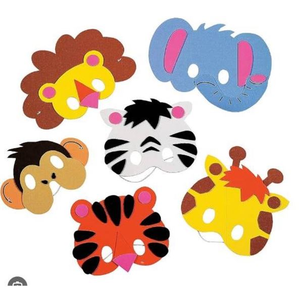 Osco Beeh Creative Foam Masks Set