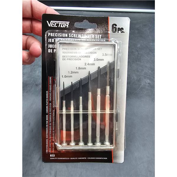 Vector 6-Piece Precision Screwdriver Set Model 823