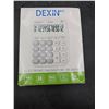 Image 2 : Dexin BST Electronic Calculator Model KK-3825B with Dual Power â€“ Purple
