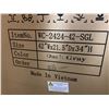 Image 3 : Wyndham Collection WC-2424-42-SGL Dark Gray Bathroom Vanity, 42Ã—21.5Ã—34 Inches