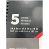 Image 3 : Ramtuff 5-Level Resin Shelving Unit, 35.8 in x 17.5 in x 73 in