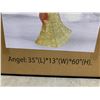Image 3 : HoyechiÂ 5FT Outdoor Angel Christmas Decoration â€“ Pre-Lit Outdoor Christmas Deco