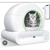 Image 1 : Automatic Cat Litter Box With App Control â€“ Green â€“ Multi-Ca