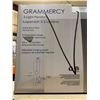 Image 3 : Empire Lighting Grammercy 3-Light Pendant with Matte Black Finish