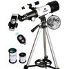 Image 1 : Gskyer AZ70400 Telescope with Smartphone Adapter and Tripod