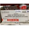 Image 2 : LeoLight Vesta Heat C600 Screw Top Wick Chafing Fuel (24 Units, 240g Each)