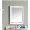Image 1 : AvanityÂ Madison 24-inch W x 32-inch H Single Framed Mirror in White