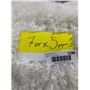 Image 2 : White Shag Rug â€“ 7ft x 5ft