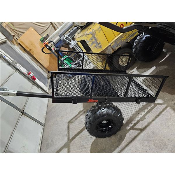 Kmoto ATV Flat Deck Trailer, Item 64552, With Heavy Duty Tires