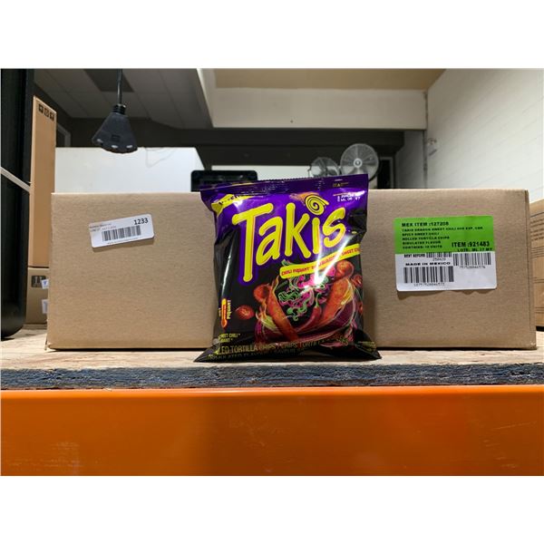 Takis Dragon Sweet Chili Rolled Tortilla Chips, 90g (Case of 18 Units)