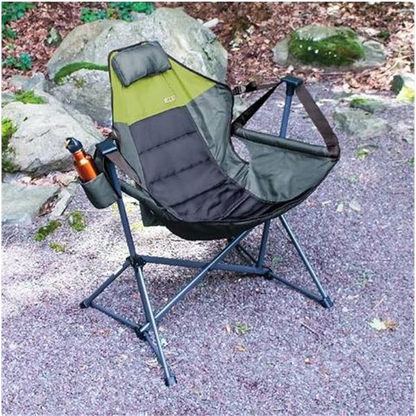 RIO Swinging Hammock Chair With Footrest, 300 lb Capacity