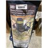 Image 3 : RIO Swinging Hammock Chair With Footrest, 300 lb Capacity