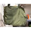Image 3 : BOCMOEO Green Tote Bag With Zipper and Mesh Pockets