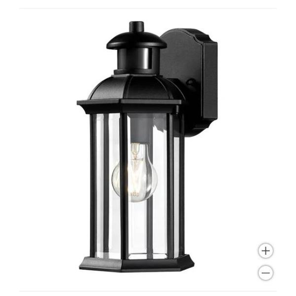 Ove Decors 10LCO-HYLA07-PBSWE Outdoor Wall Mount Light in Sand Black