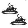 Image 1 : YXL UFO LED High Bay Light, 150W/120W/90W, 2-Pack With 5 ft US Plug, IP65 Rating
