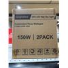 Image 6 : YXL UFO LED High Bay Light, 150W/120W/90W, 2-Pack With 5 ft US Plug, IP65 Rating
