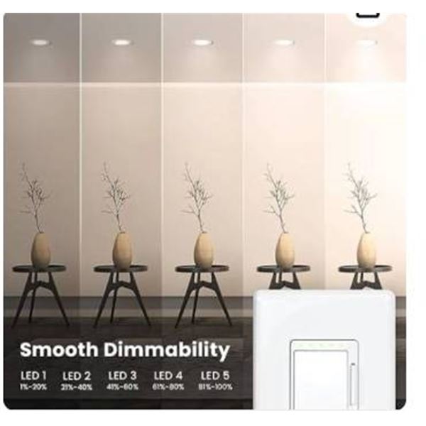 Feit Electric Wi-Fi Smart Dimmer, 3-Pack