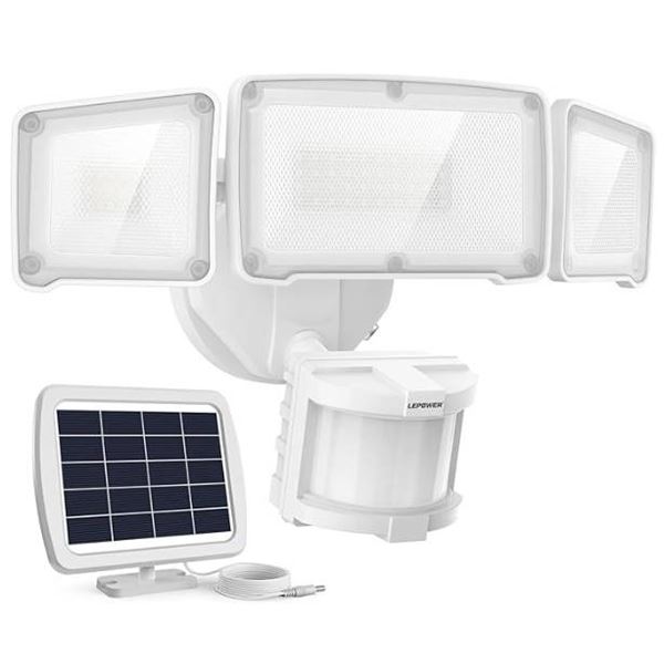LUTEC Motion Activated Solar Security LED Light, Model 1806398