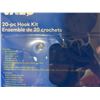 Image 2 : Valu+ 20-Piece Hook Kit Featuring Multiple Utility Hooks Lot of 2