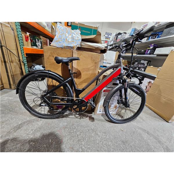 EBGO Electric Bicycle with Charger, EXA Form Suspension, and Zoom Components