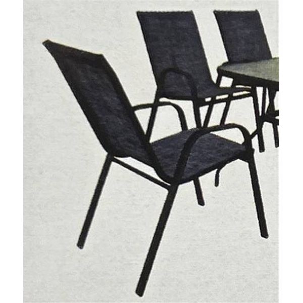 Lot of 5 â€“ Cardiff Sling Patio Chairs