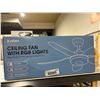 Image 2 : Kviflon 46-Inch Ceiling Fan With RGB Lights and Music Speaker