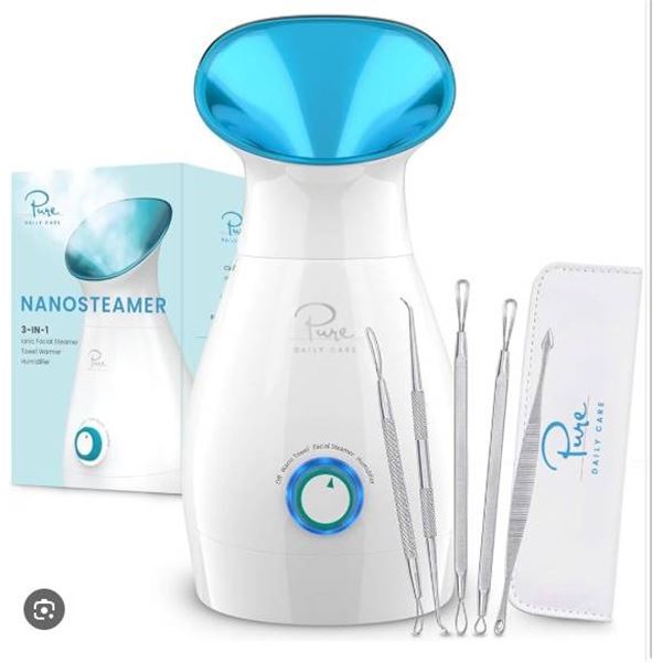 Pure Daily Care NanoSteamer 3-in-1 Ionic Facial Steamer